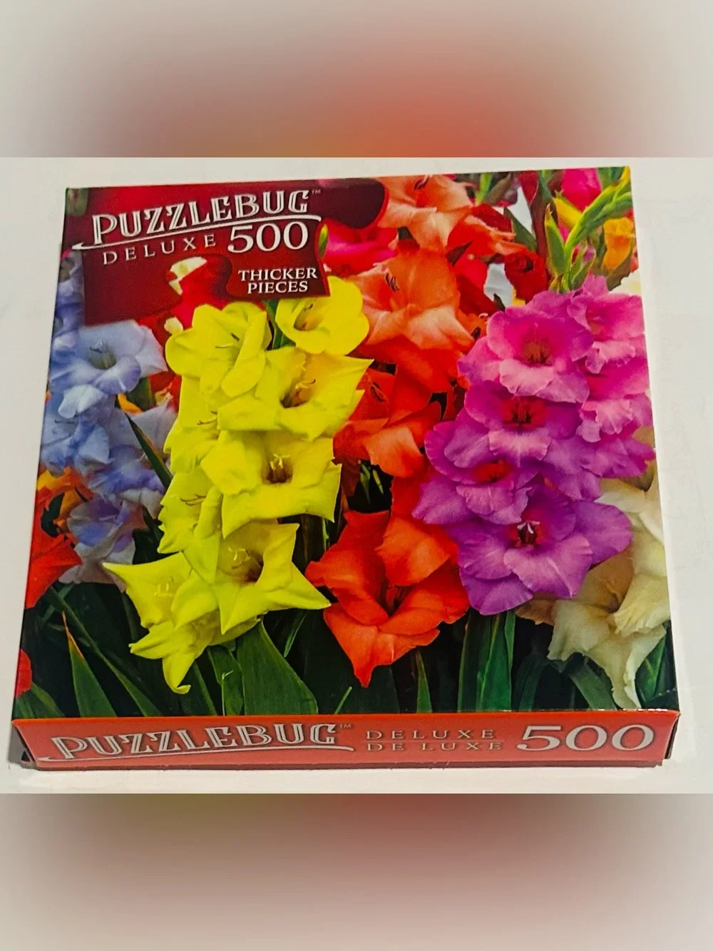 New “Gladiolus Festival” 500 Pieces 20” x 12” Puzzlebug